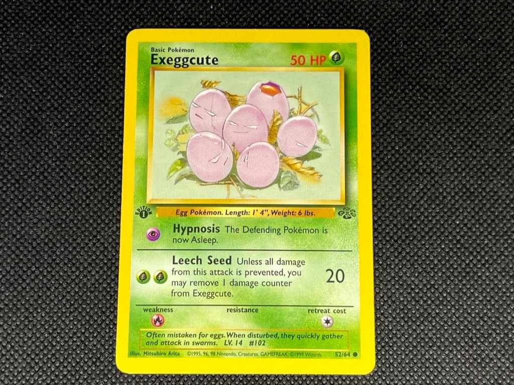 [1st Edition] Exeggcute #52 - Pokemon Jungle Set - Light Play | eBay