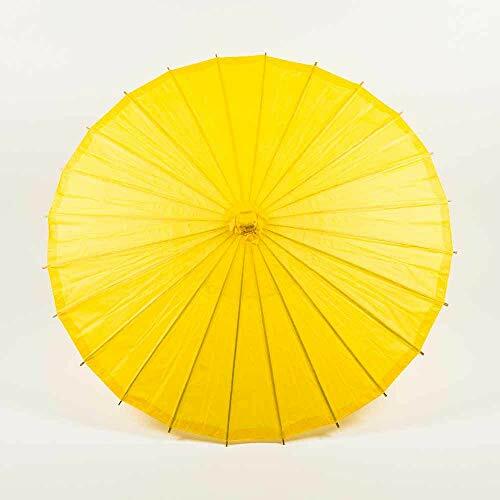 Quasimoon 32" Yellow Paper Parasol Umbrella by PaperLanternStore - Picture 1 of 6