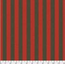 Free Spirit Kaffe Fassett Woven Wide Stripe Chestnut Cotton Fabric By The Yard