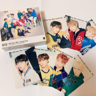 BTS MIC Drop DNA Crystal Snow CD 4 Type Set Official Photo