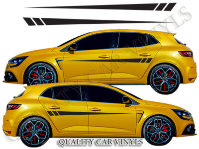 Renault Megane RS 300 Trophy MK4 Rennstreifen Grafik Aufkleber Vinyl RS115