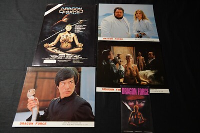 Shen Tan Guang Tou Mei Dragon Force Mandy Moore Lobbykarten Kung Fu Karate 1982