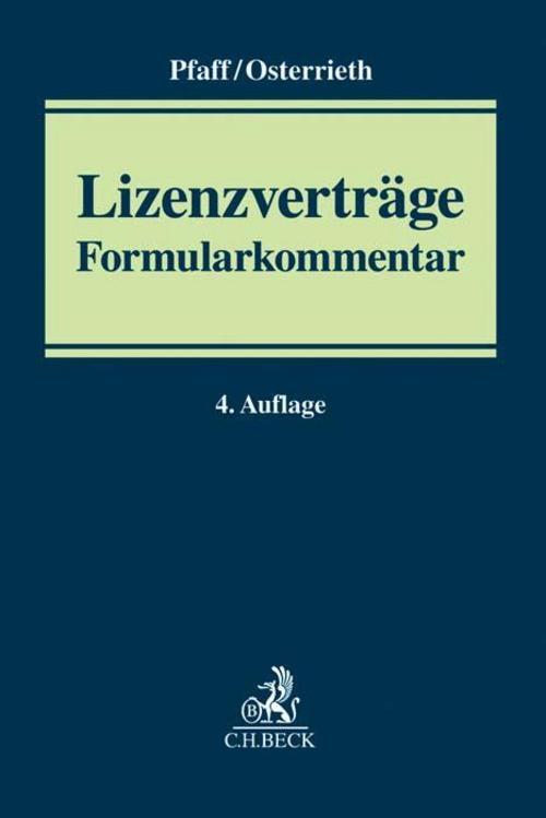 Thumbnail - Lizenzverträge, Dieter Pfaff