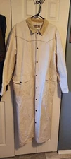 Vintage riding duster trench coat. Sanddlesmith outfitters by Action. Size Large