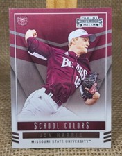 2015 Panini Contenders Jon Harris School Colors #15 Missouri State Blue Jays A3