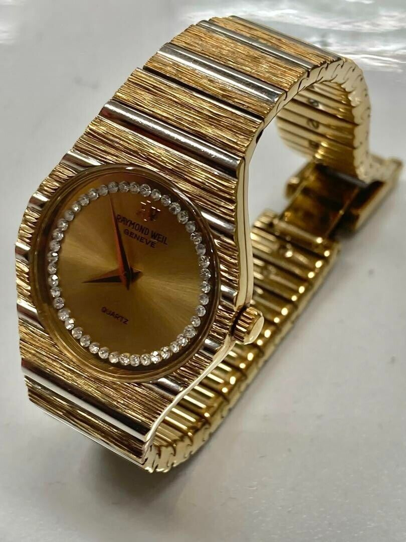 Quartz watches Raymond Weil Geneve 18K GOLD Electroplated Quartz watches Raymond Weil Geneve 18K GOLD Electroplated