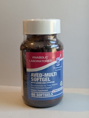 Anabolic AVED-Multi Softgel 60 Ct Lutein Lycopene Antioxidant Support