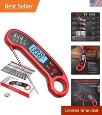 Meat Thermometer Digital, Instant Read Meat Thermometer for Grill and Cooking...