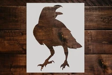 Crow Stencil - Art and Wall Stencil