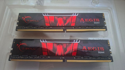 G.Skill Aegis DDR4 16GB (2x8GB) 3200MHz CL16 RAM Kit F4-3200C16D-16GIS