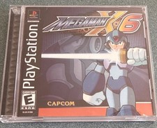 Capcom Mega Man X6 PS1 w/ Manual, E-Everyone NTSC-U/C 2001 Platformer