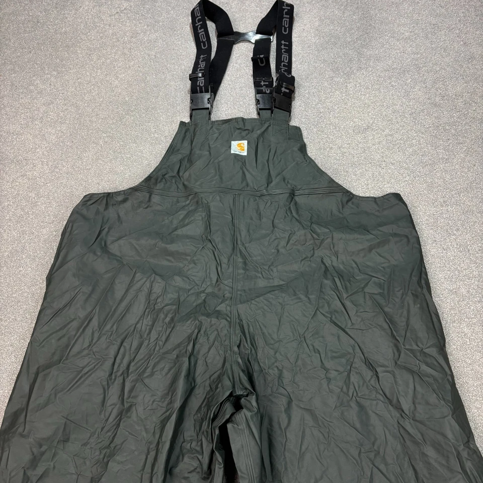 Salopette Carhartt adulte 48x30 grise salopette Surrey pluie PVC polyvinyle... - Photo 1/4