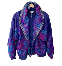 VTG 90s Lavon Sz S Colorblock WindBreaker 1990s Oversized Fit M Statement Retro