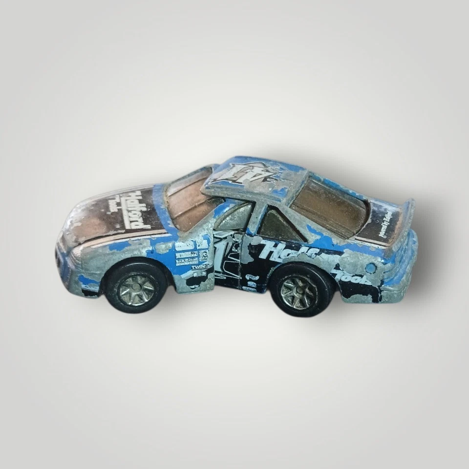 De colección 1998 Hot Wheels Crashers Halford Tools #41 Stock Car Twist Crash Wrecked Foto 3 de 4