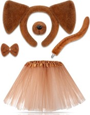 Zhanmai 5 Pcs Halloween Animal Costume Kid Bear Puppy Dog Pup Kangaroo with