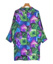 PLEATS PLEASE Blouses GreenxBluexPurpleetc. Patterned 2200641444067