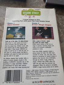 Sesame Street 123 (Nintendo Entertainment System, 1989) TESTED Box Manual NES