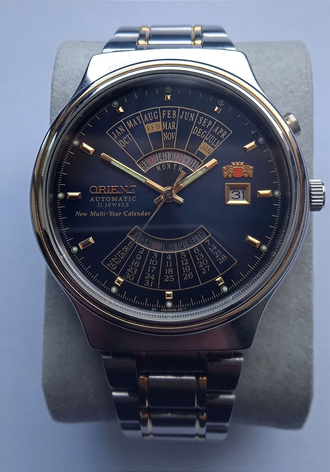 Vintage Orient Watch Automatic Multi Year Calenda… - image 7