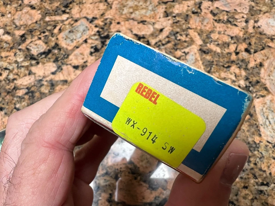 Scarce Lot of 2 NIB VTG 1984 7” REBEL Sinking Minnow Lures-Mackerel Pattern WOW! - Image 2 of 3