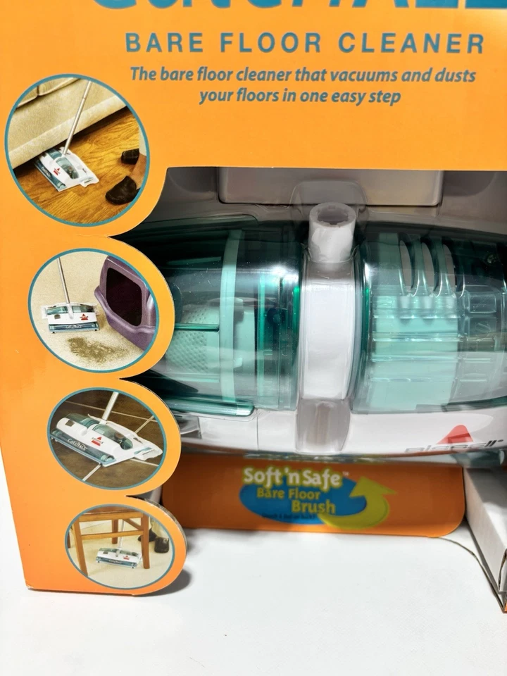 NEW BISSELL Bare Floor Cleaner 3107 Battery Vacuum + Electrostatic Wipe 1 Step - Image 4 of 4