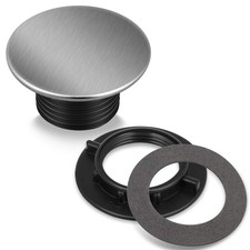 Kitchen Faucet Hole Cover Stainless Steel, Premium Sink Tap Hole Cover, Brush...