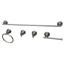 Kingston Brass BAH8212478 Concord 5 Piece Bathroom Package - Nickel