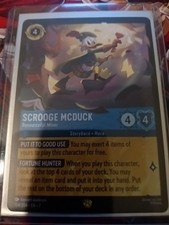 Lorcana Scrooge McDuck Resourceful Miser Card 154/204 Archazia's Island Regular