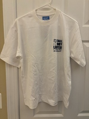 Market Men's Classic Hurt, Call My Lawyer T-Shirt White Small New