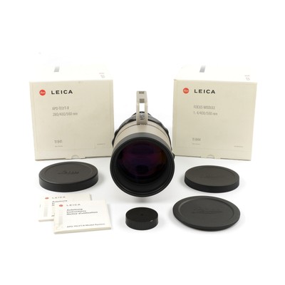 LEICA 400MM F4 APO-TELYT-R MODULE LENS SET + BOX 11841 / 11844 #2746 | eBay