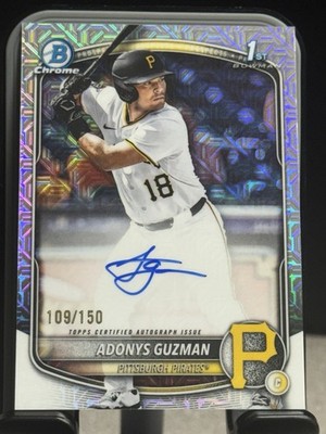 2025 Bowman Draft - Chrome Prospect Autographs Adonys Guzman Hta Choice /150