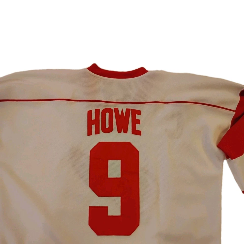 Jersey Gordie Howe Red Wings #9 Jersey  Foto 4 de 4