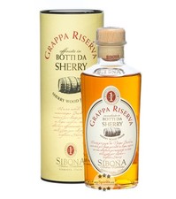 Sibona Grappa Riserva Botti da Sherry / 40 % Vol. / 0,5 Liter-Flasche in GP