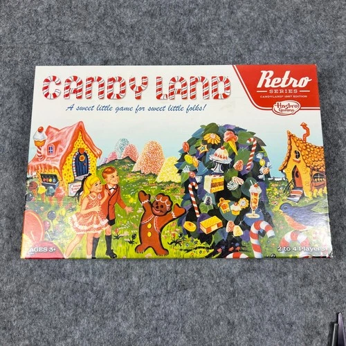Hasbro Candy Land Retro Series 1967 Edition Board Game Complete Vintage Style