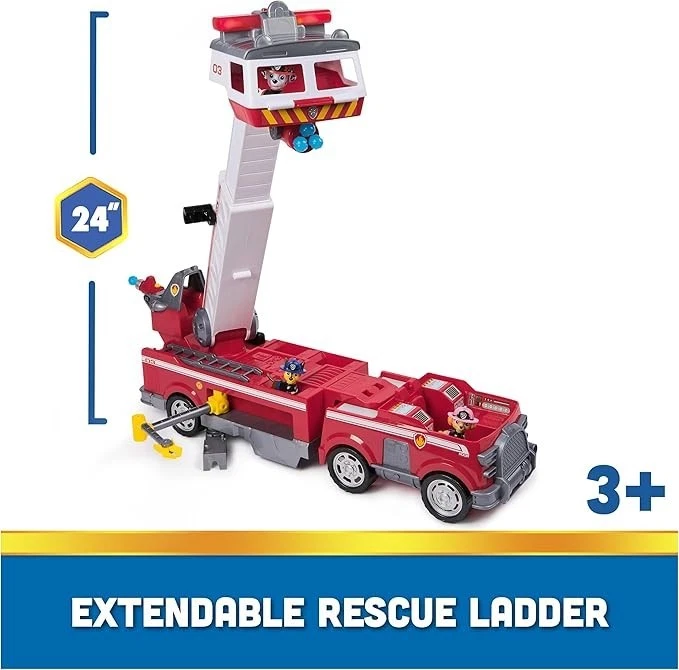 Paw Patrol Camion dei Pompieri Ultimate Rescue dimensioni 60,9 cm luci e Suoni. - Immagine 2 di 4