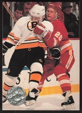 Gary Suter, 1991-92 Pro Set Platinum, #20, Calgary Flames,