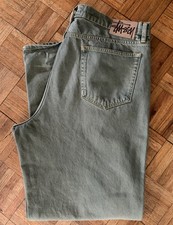 Stussy Big Ol Jeans Skater Denim Mud Wash Size 36 Excellent Cond. $195 Light Use