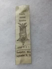 MONTPELIER OHIO 182nd INFANTRY GAR CIVIL WAR GRAND ARMY REPUBLIC REUNION RIBBON