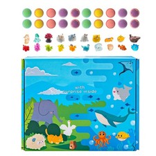 Bath-Bombs For Kids With Surprise Inside 20-Piece Organic With Toy Inside Fizzy