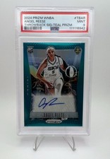 2024 Prizm ANGEL REESE WNBA Rookie RC Throwback Auto Teal /35 🔥 PSA 9 Sky