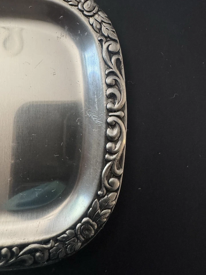 WMF © CROMARGAN. Set of Vintage Coaster Stainless Steel. Made in Germany - Image 4 of 4