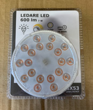 Ikea Ledare LED Bulb GX53 600 Lumen Dimmable 2700 Kelvin 36-110° Choose Quantity