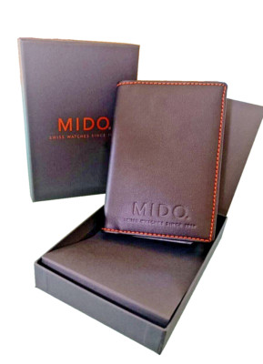 Kreditkartenetui '' MIDO '' Slim Mini Kartenetui Leder schwarz