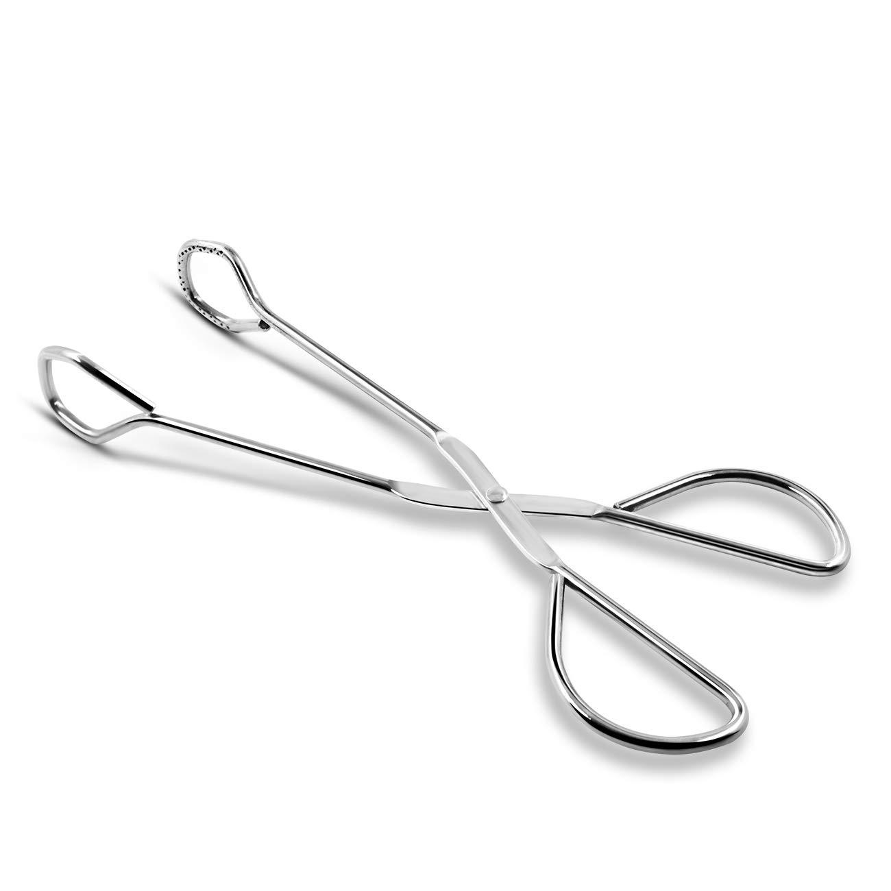 9 Stainless Steel Silicone Kitchen Cooking Tongs Heavy Duty With