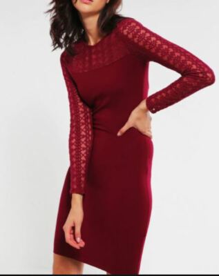 Even & Odd Shift Dress Dark Red Size XL Uk 14 Rrp 30.99 CR011 AA 07 | eBay