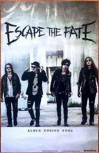 タレントグッズ Escape the Fate & ALESANA サイン入り ポスター