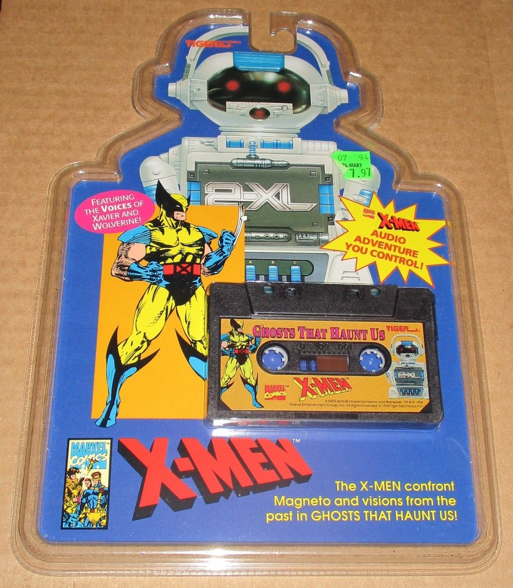 NOS RARE Tiger Electronic 2xl Talking Robot Cassette Tape X-men