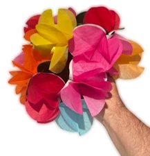 Large 20 SPRING FLOWERS BOUQUET Paper Magic Trick Appearing Pop Open Production
