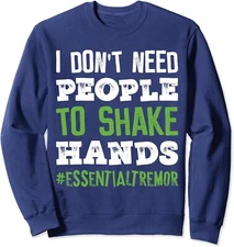 ET Awareness Essential Tremors Month Green Ribbon Unisex Crewneck Sweatshirt