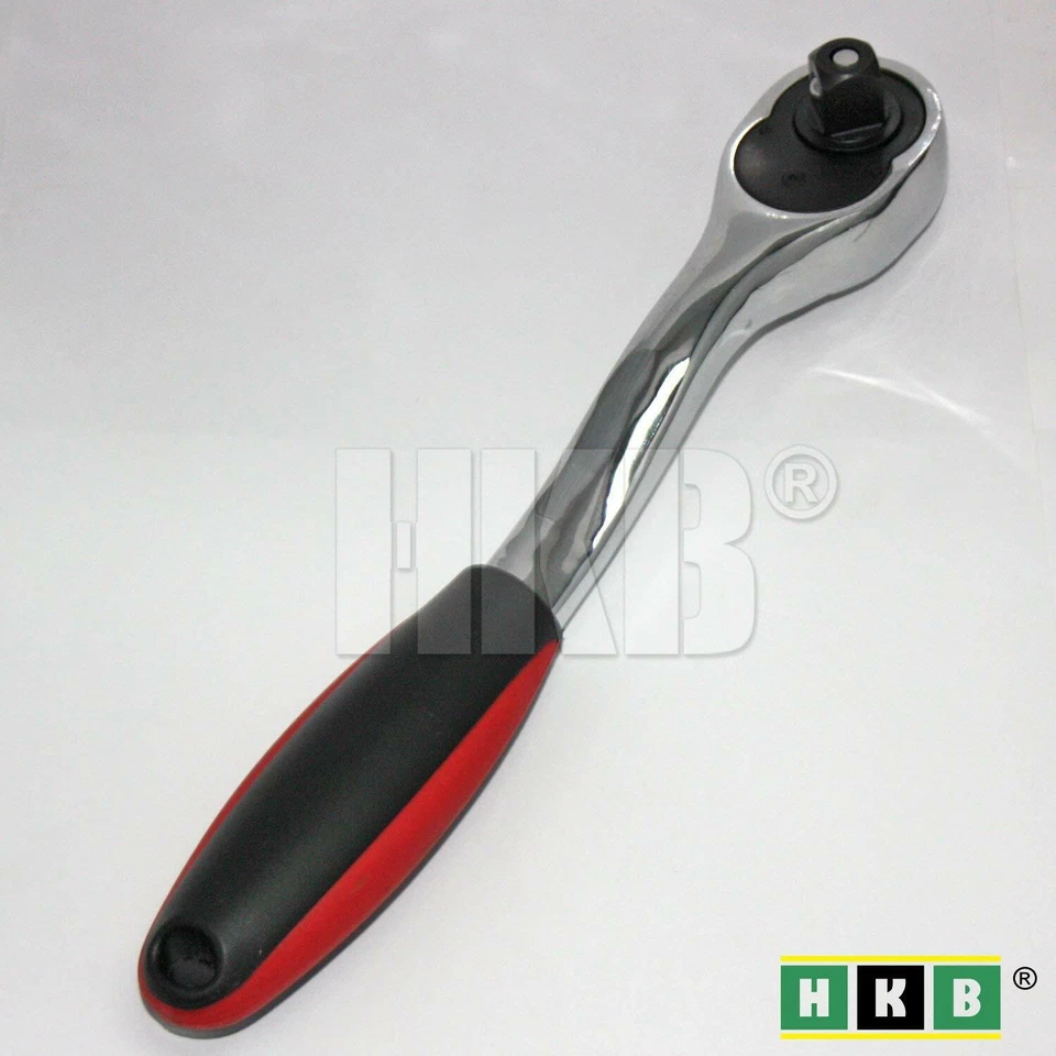 HKB® 1/2" Ratsche - Knarre Umschaltknarre feinverzahnt 72 Zähne Nussarretierung - Bild 2 von 4