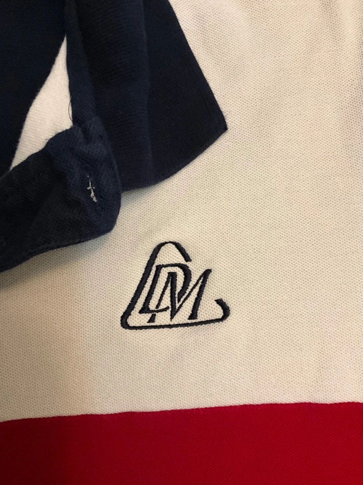 Vintage Men's Tiger Hill Texas Flag Polo Short Sleeved Shirt Size Large - Image 2 of 4